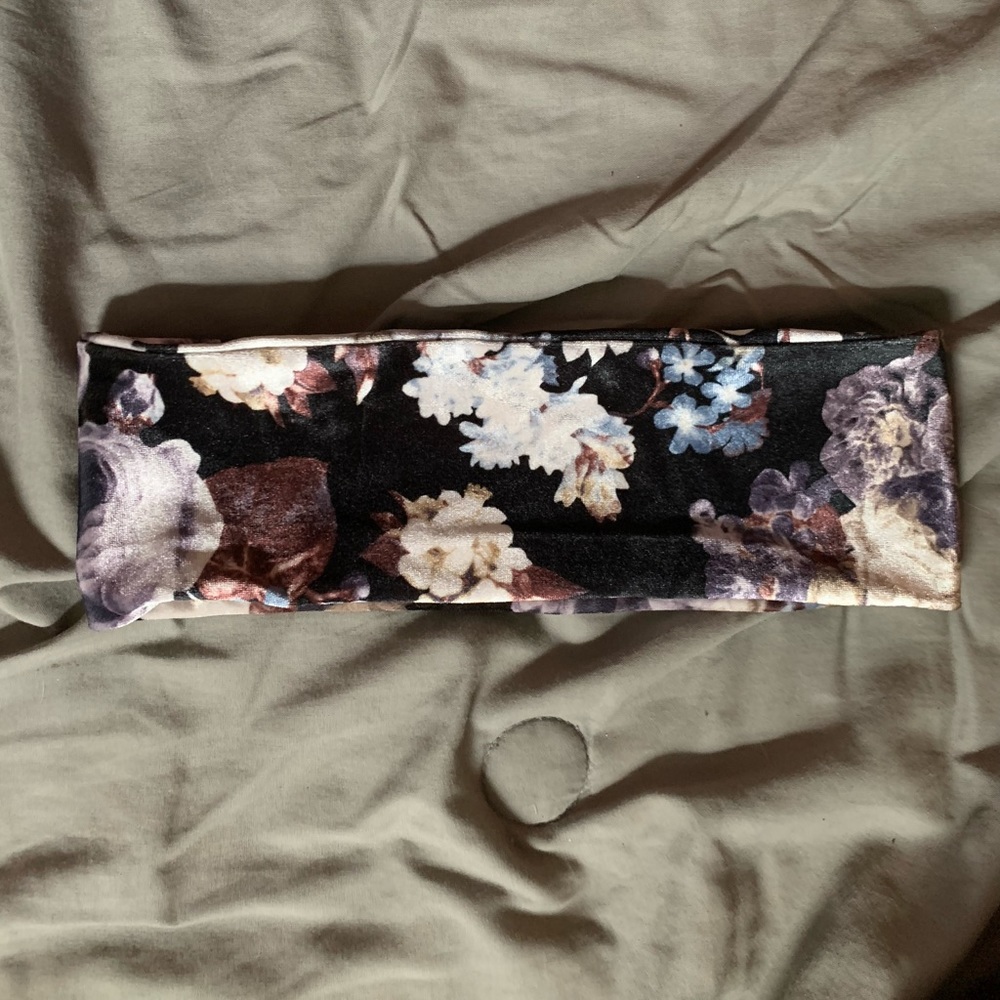 Floral Velvet Headband